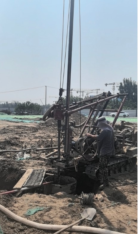保定阜平县工地打井
